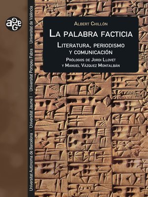 cover image of La palabra facticia
